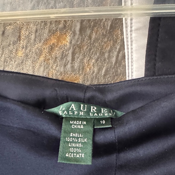 Ralph Lauren Midnight Blue Silk skirt - Picture 1 of 2